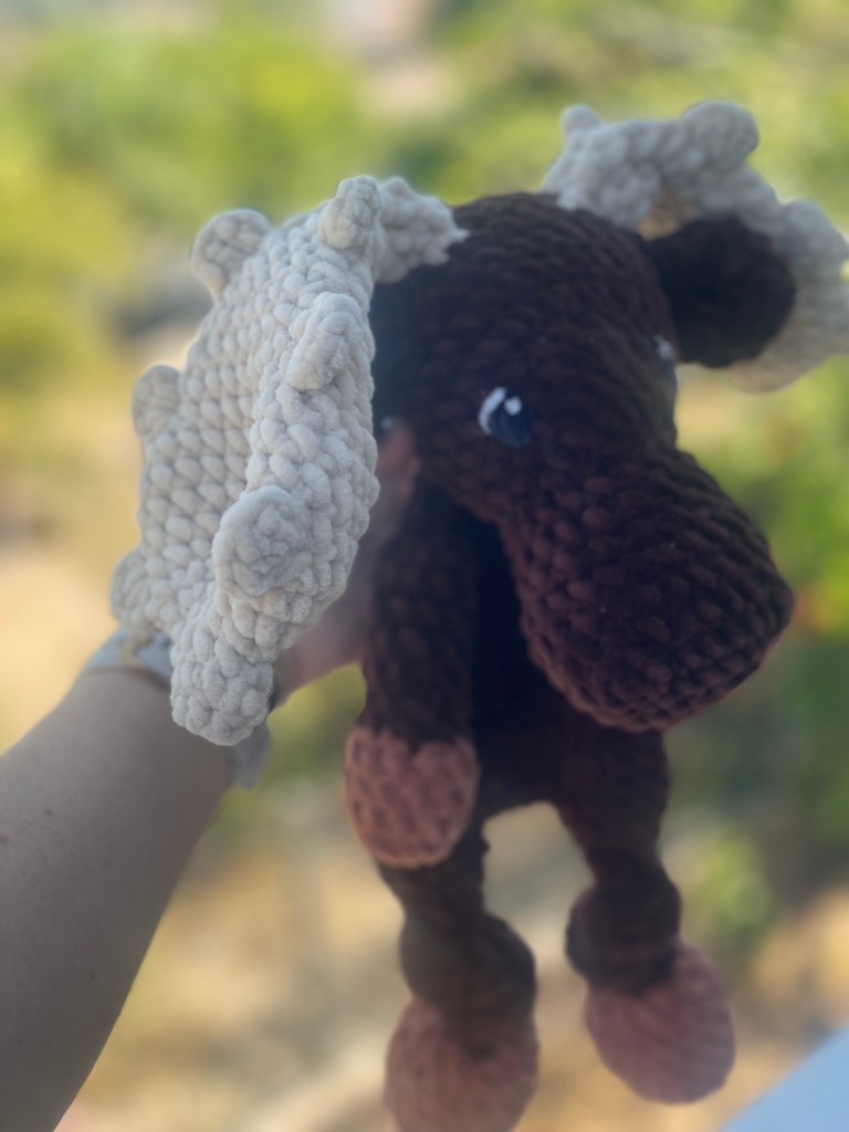 Crochet moose